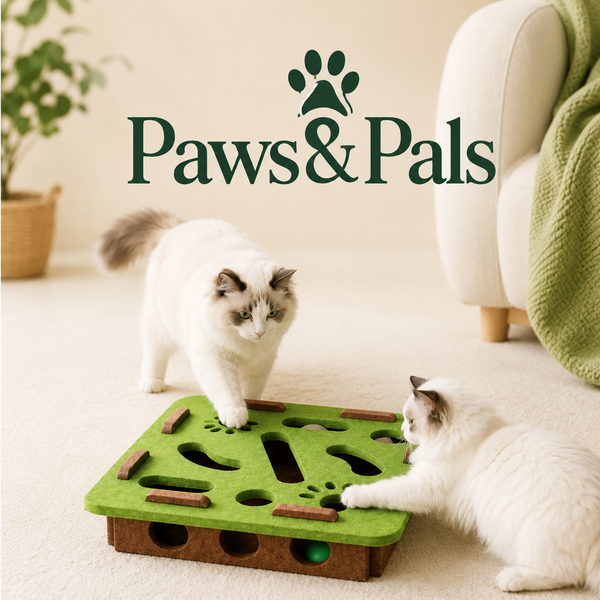 Interactive Cat Puzzle Maze Toy - Paws and Pals